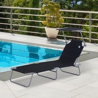 Outsunny Chaise longue  