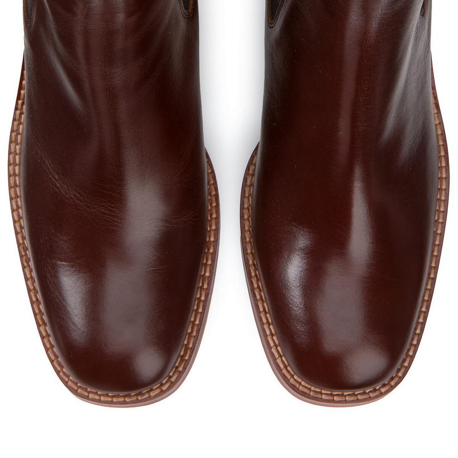 La Redoute Collections  Chelsea-Boots mit breitem Absatz 