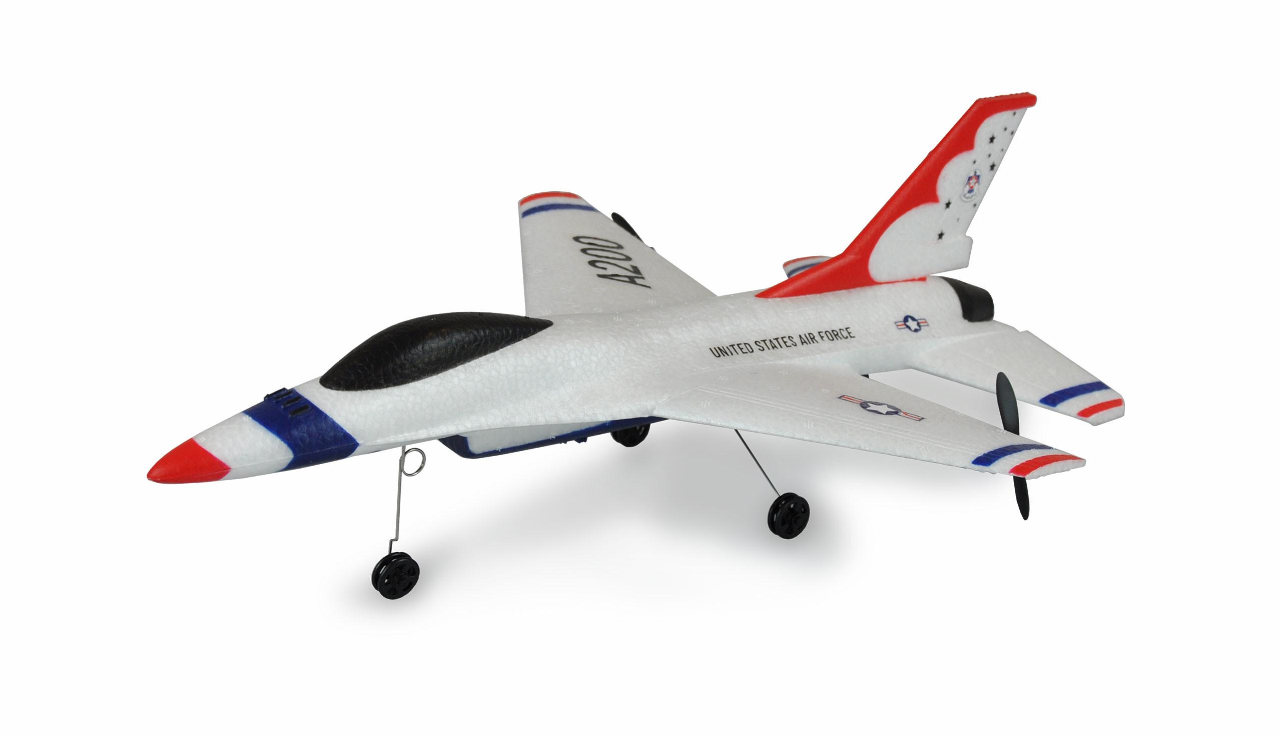 Image of F16b Ferngesteuerte (rc) Modell Jagdflugzeug Elektromotor Unisex Rot Bunt