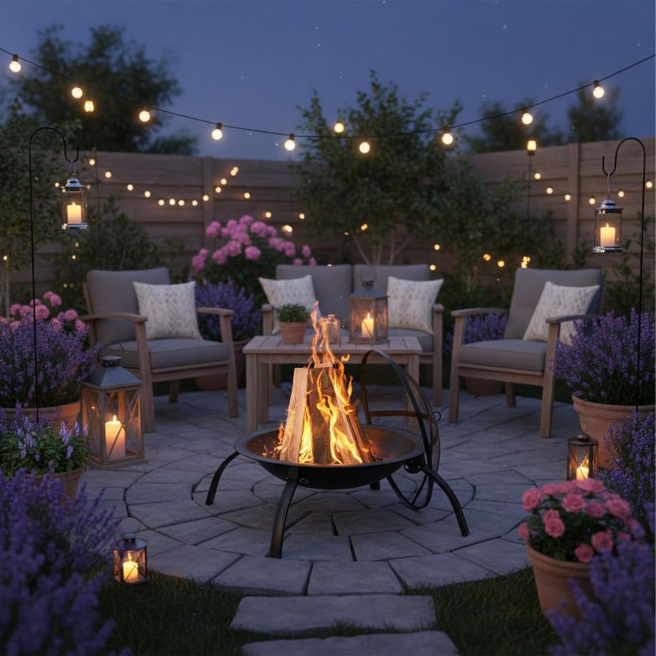 Brasero XL avec accessoires de gril