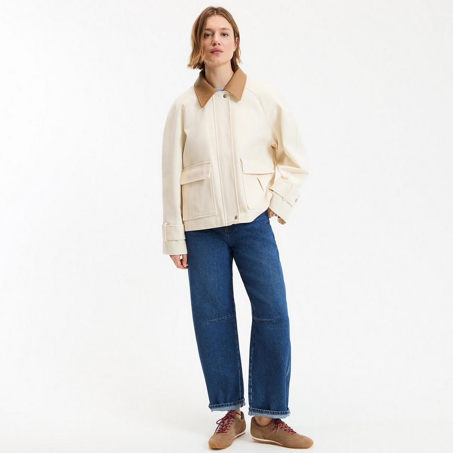 La Redoute Collections  Jacke mit kontrastierendem Kragen 
