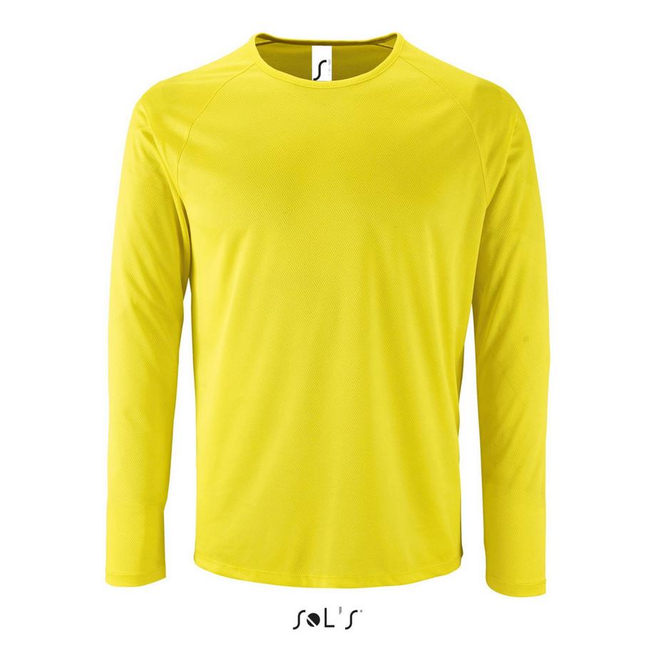 SOLS T-Shirt Sporty Maniche Lunghe  