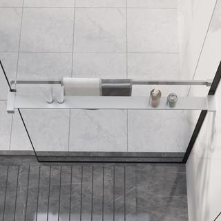 VidaXL Étagère de douche aluminium  