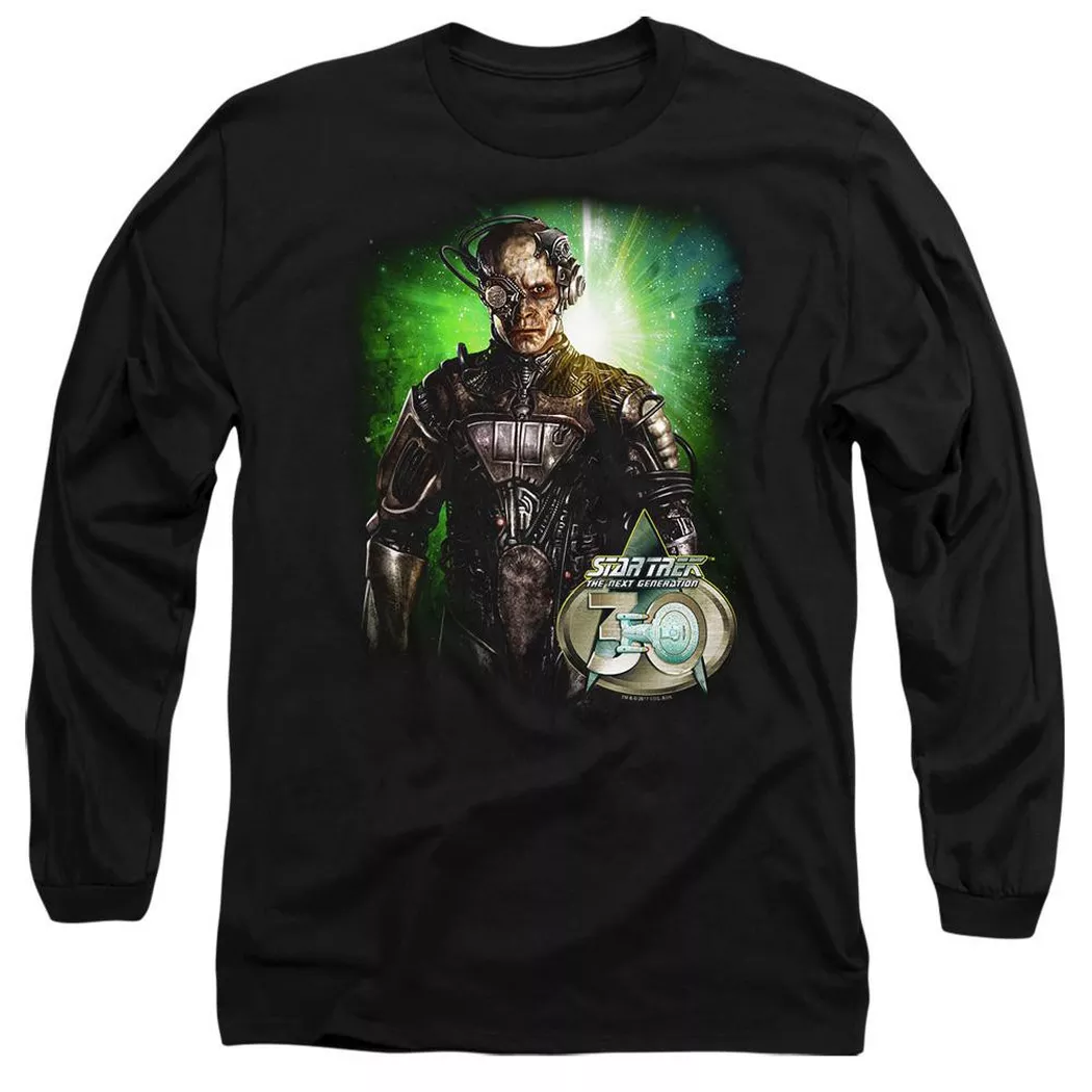 Star Trek - Borg 30 T-Shirt, für Damen, Schwarz, Größe L