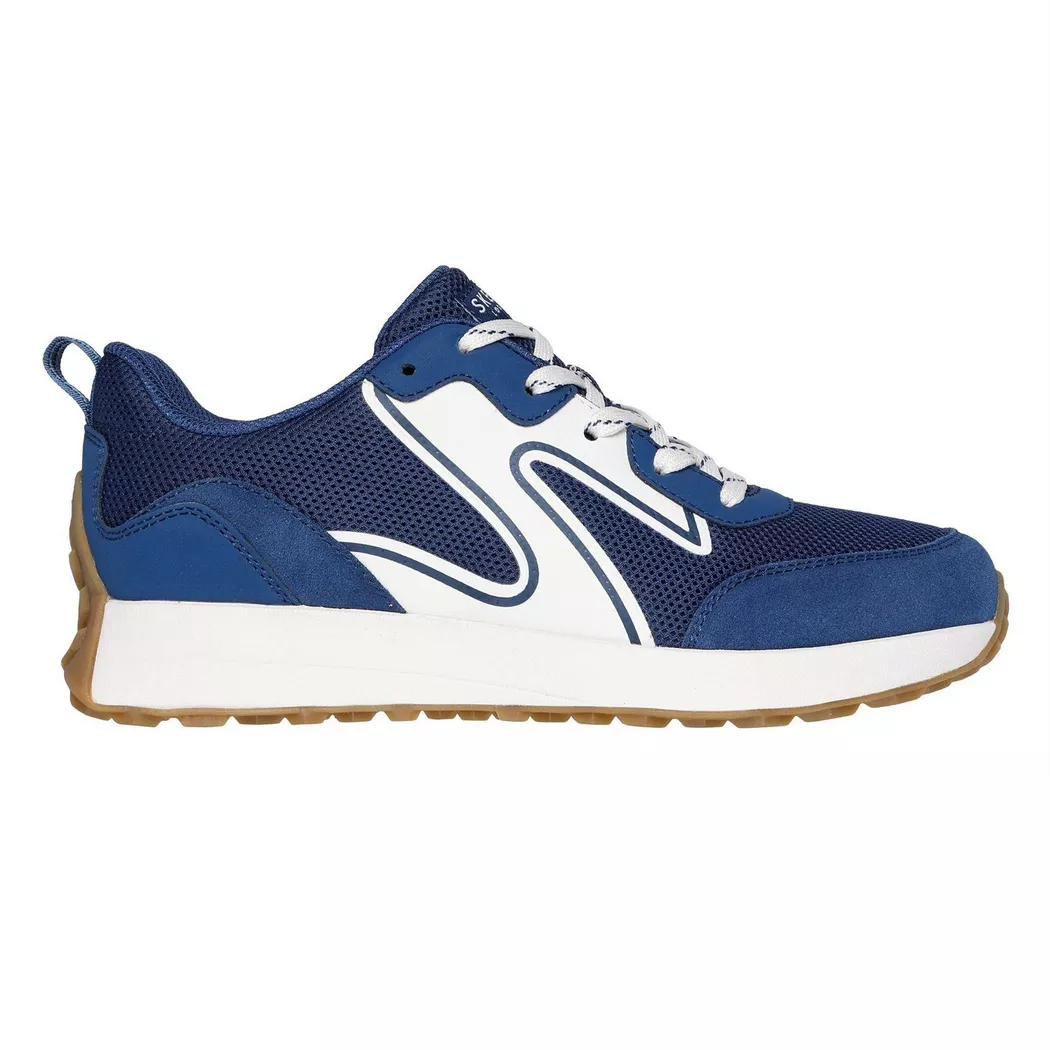 Skechers - Gusto Sneaker Wildlederpanel, für Damen, Marine, Größe 36