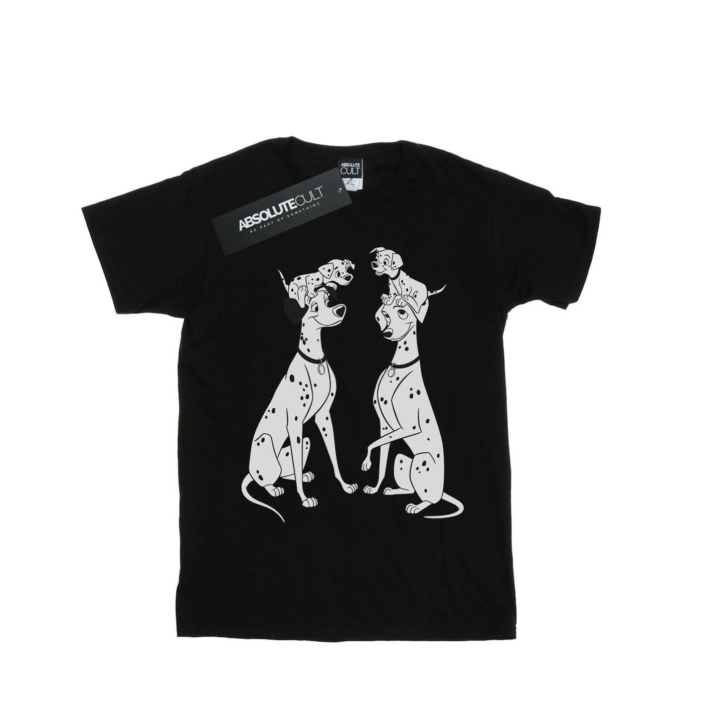 Image of 101 Dalmatians Family Tshirt Unisex Schwarz 140/146