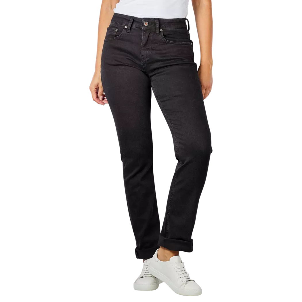 Kuyichi - Sara Jeans Straight Fit, für Damen, Schwarz, Größe W26/L32