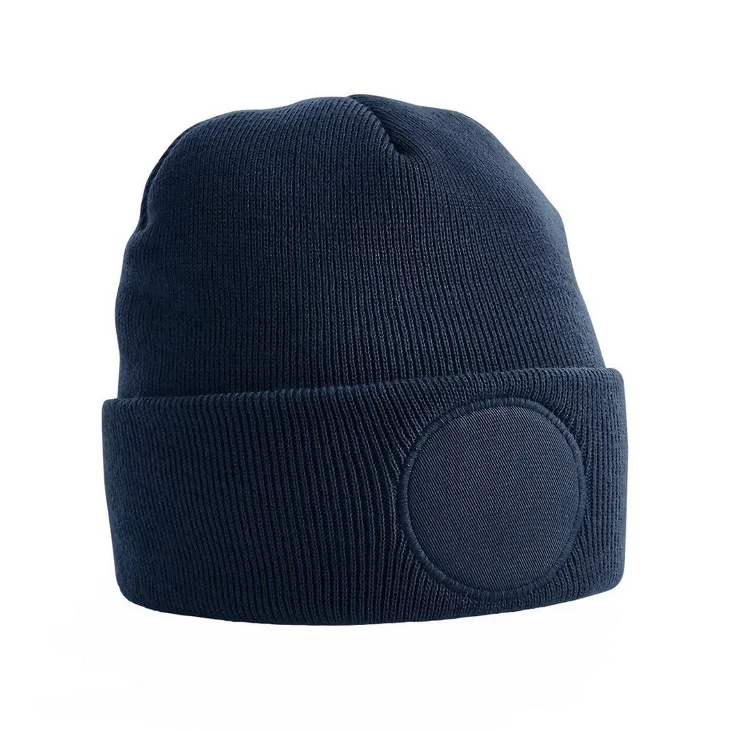 Beechfield - KreisPatch UmschlagMütze, für Damen, Marine, Größe Onesize
