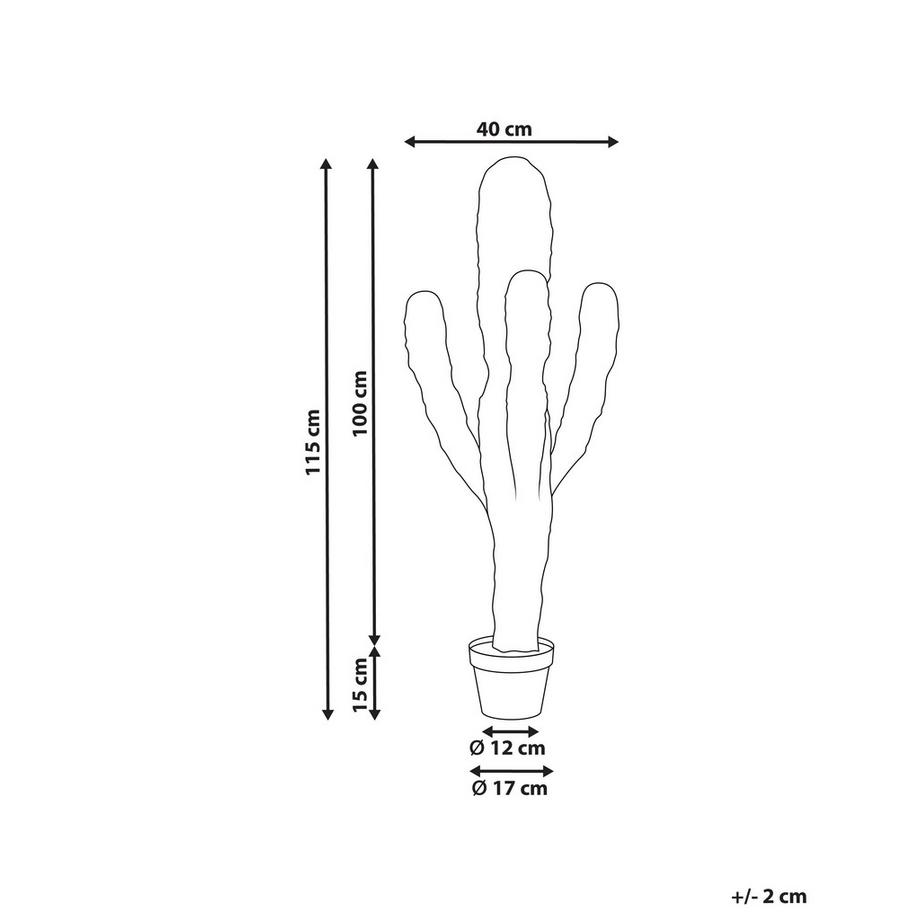 Beliani Plante artificielle en Matière synthétique MAROCCO CEREUS  