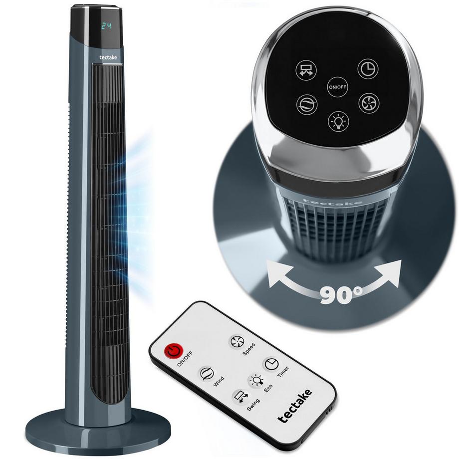Ventilateur Colonne Arktis, oscillation, multiples modes, minuterie programmable, écran tactile