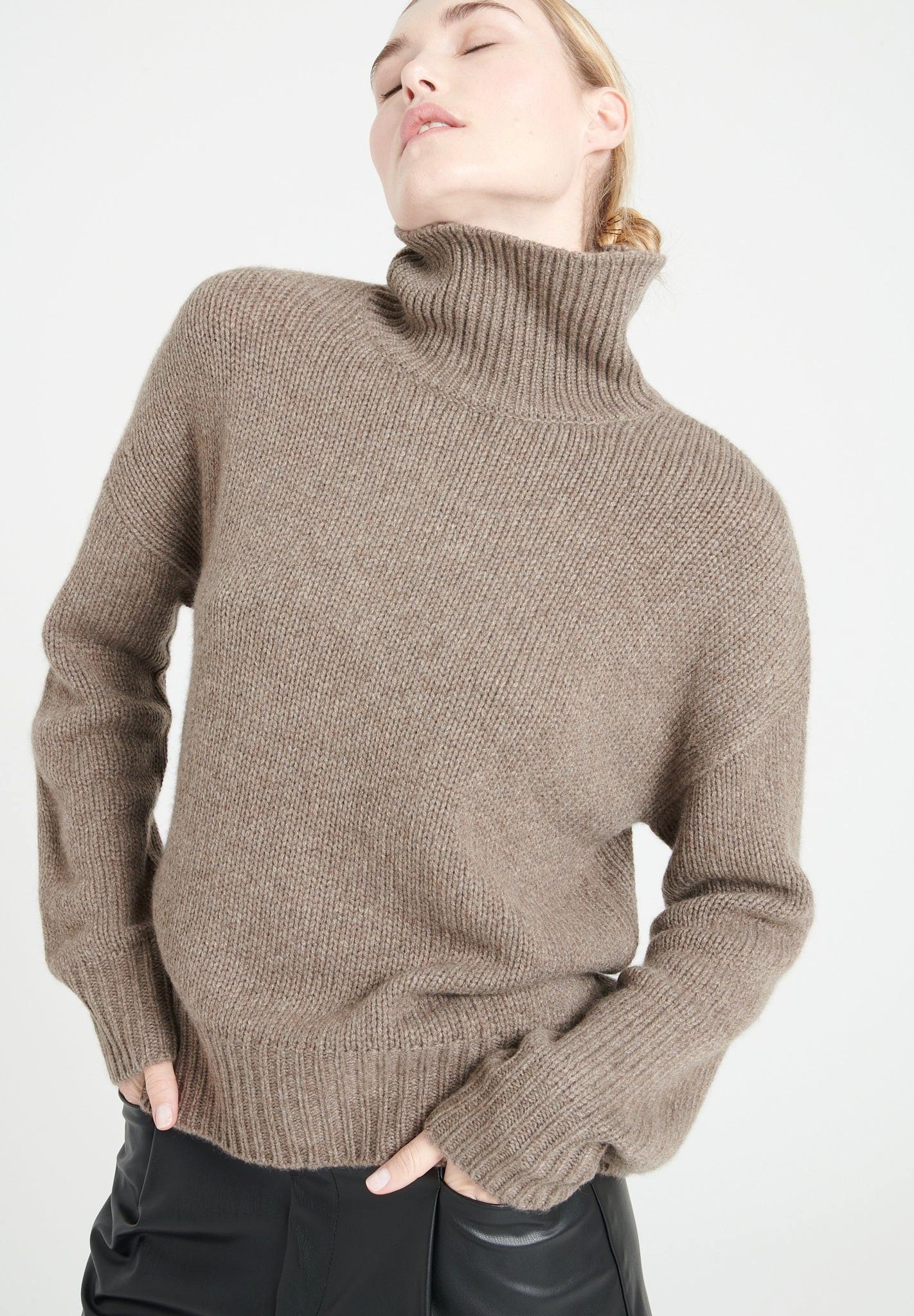 Studio Cashmere8  MIA 9 Pullover mit Schornsteinkragen 10 Söhne - 100% Kaschmir 