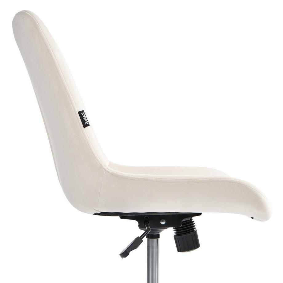Beliani Chaise de bureau en Velours Scandinave MELROSE  