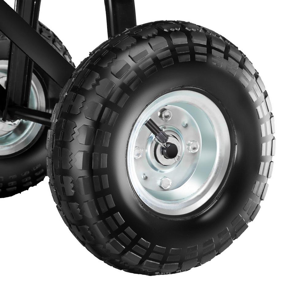 Tectake Chariot de jardin et de transport  inclinable  