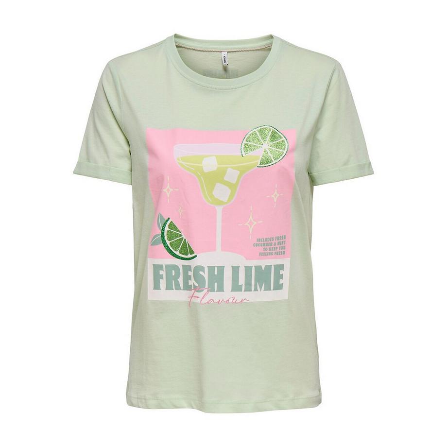 ONLY T-Shirt Imprimé Manches Courtes  