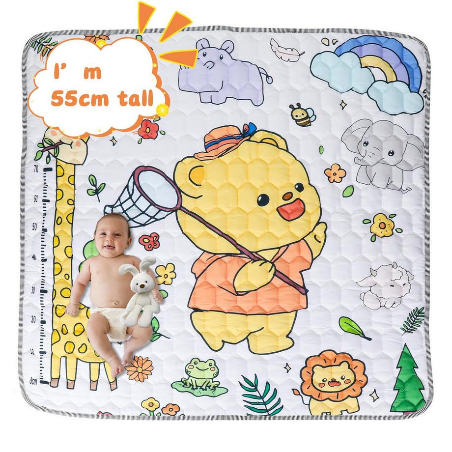 Activity-board  Krabbelmatte für Baby Wasserdichte, verschmutzungsfreie Spielmatte Zusammenklappbar 