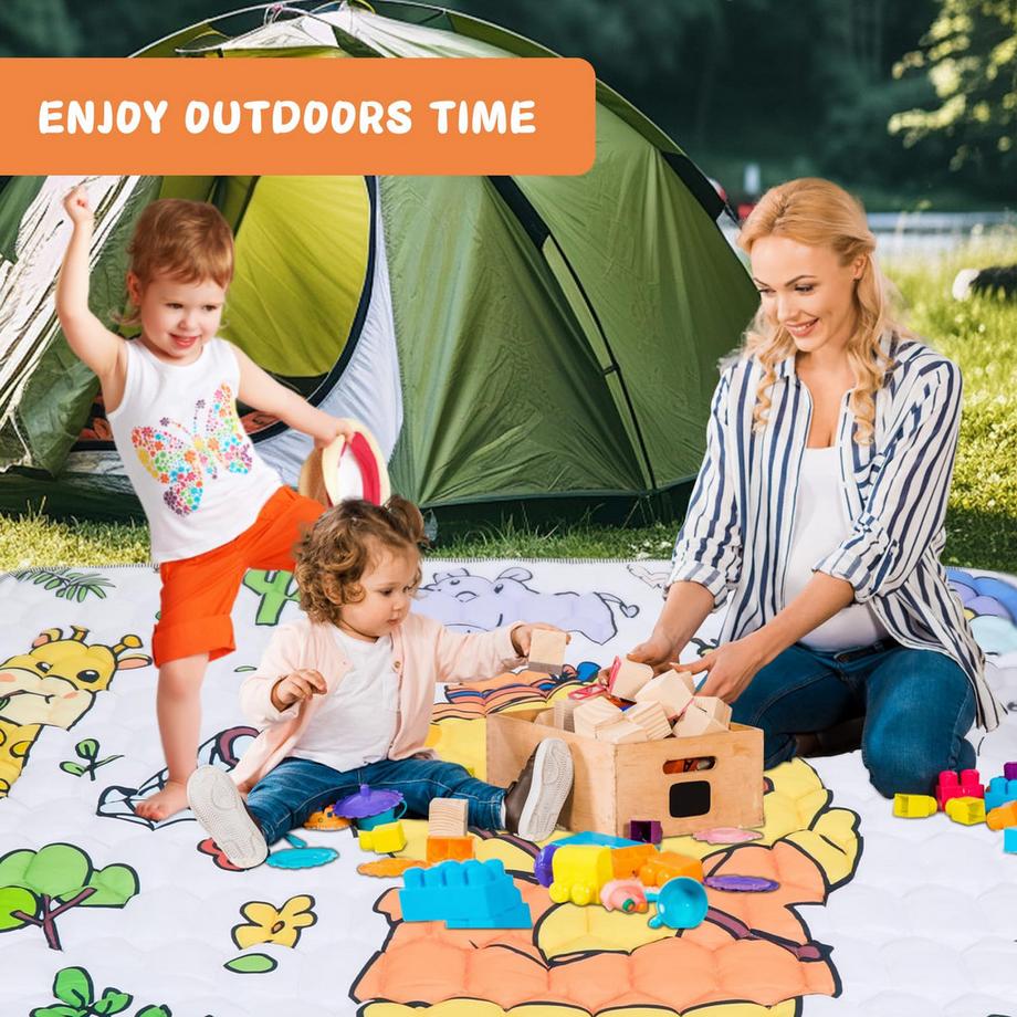 Activity-board  Krabbelmatte für Baby Wasserdichte, verschmutzungsfreie Spielmatte Zusammenklappbar 