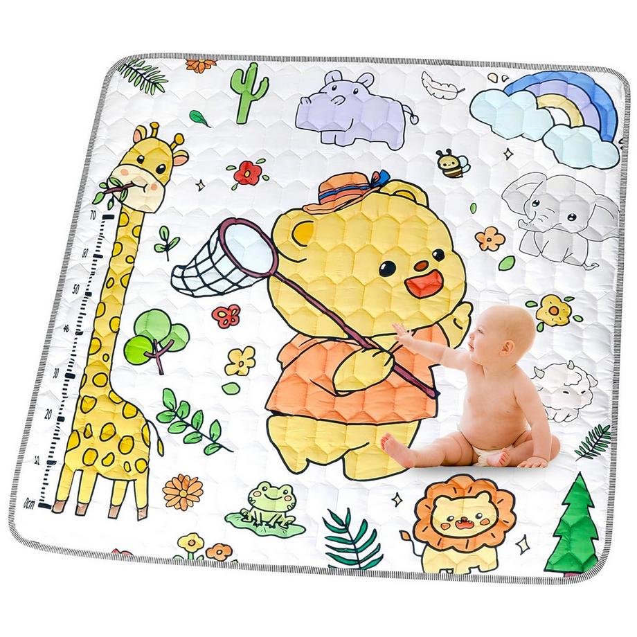 Krabbelmatte für Baby Wasserdichte, verschmutzungsfreie Spielmatte Zusammenklappbar