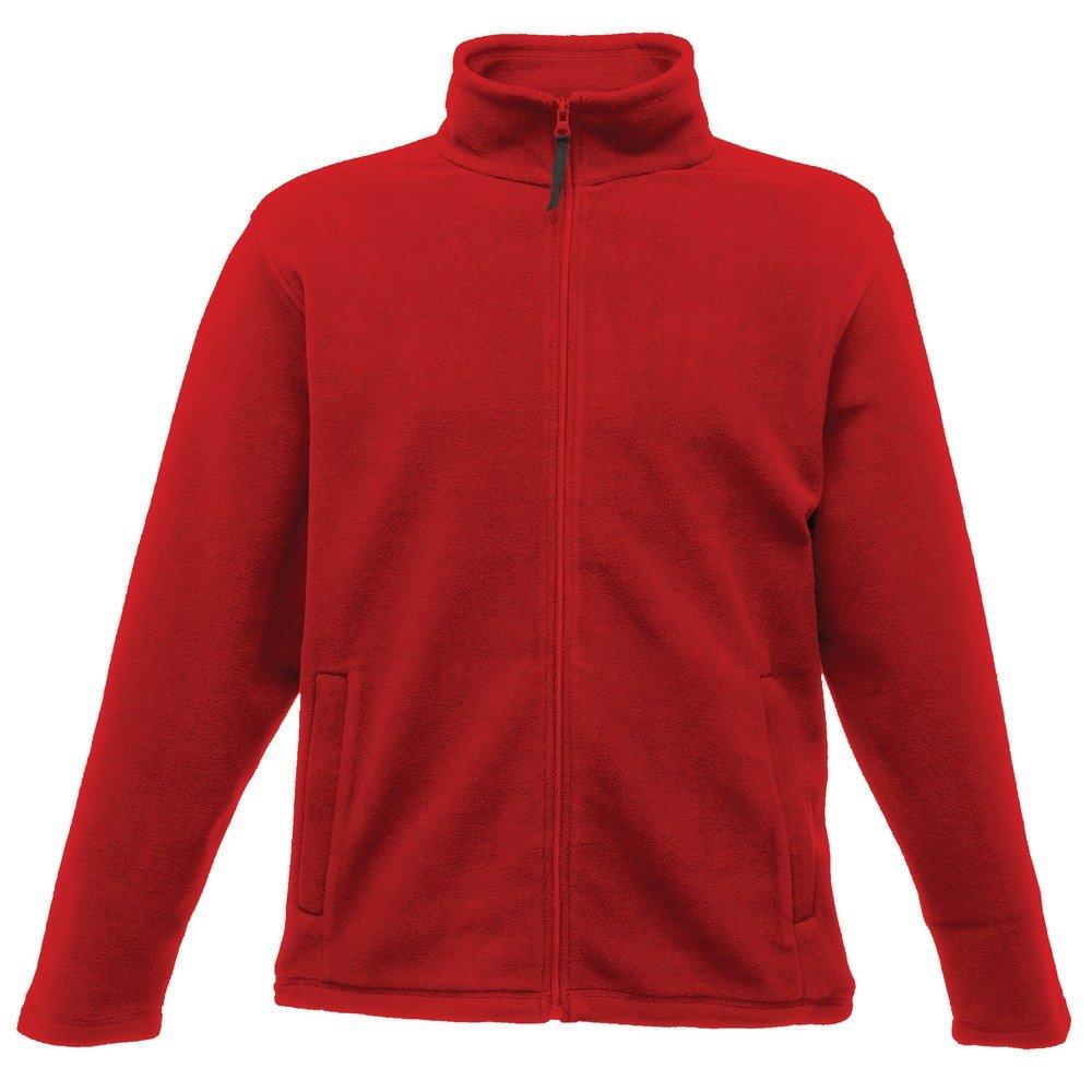 Image of Microfleecejacke Herren Rot Bunt XXL