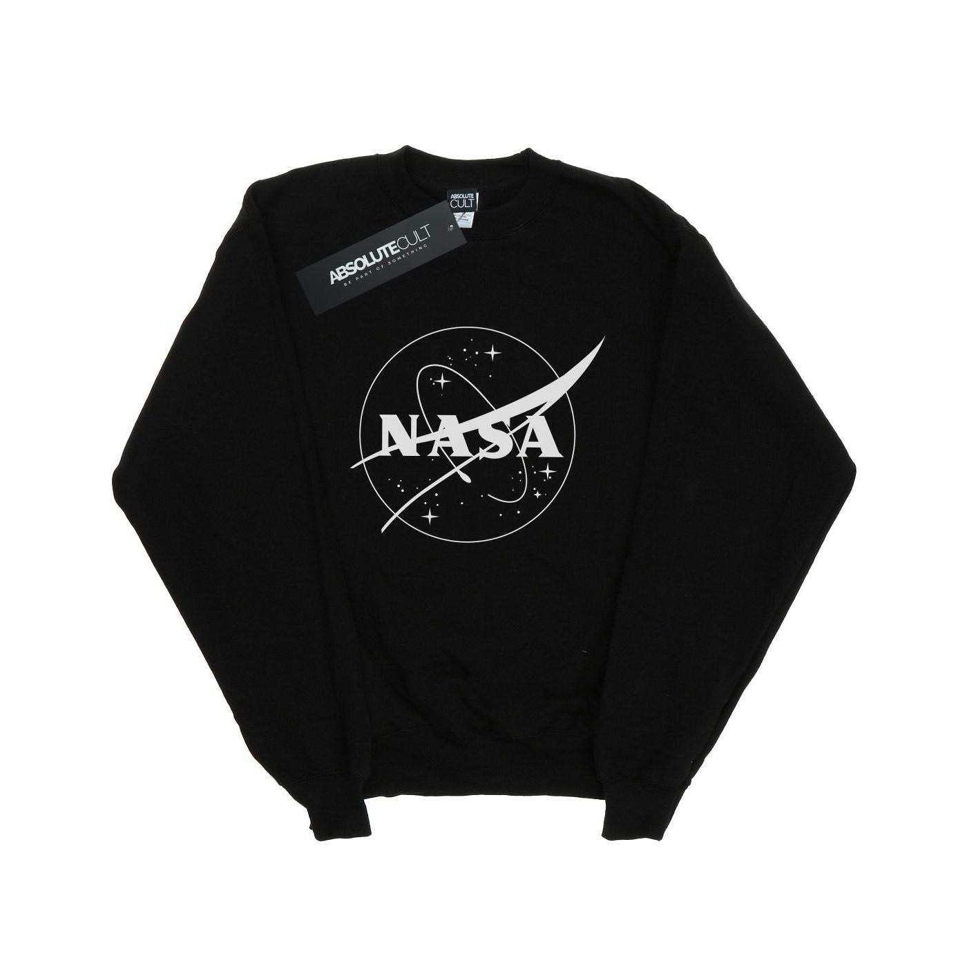 Image of Classic Insignia Logo Monochrome Sweatshirt Mädchen Schwarz 140/146