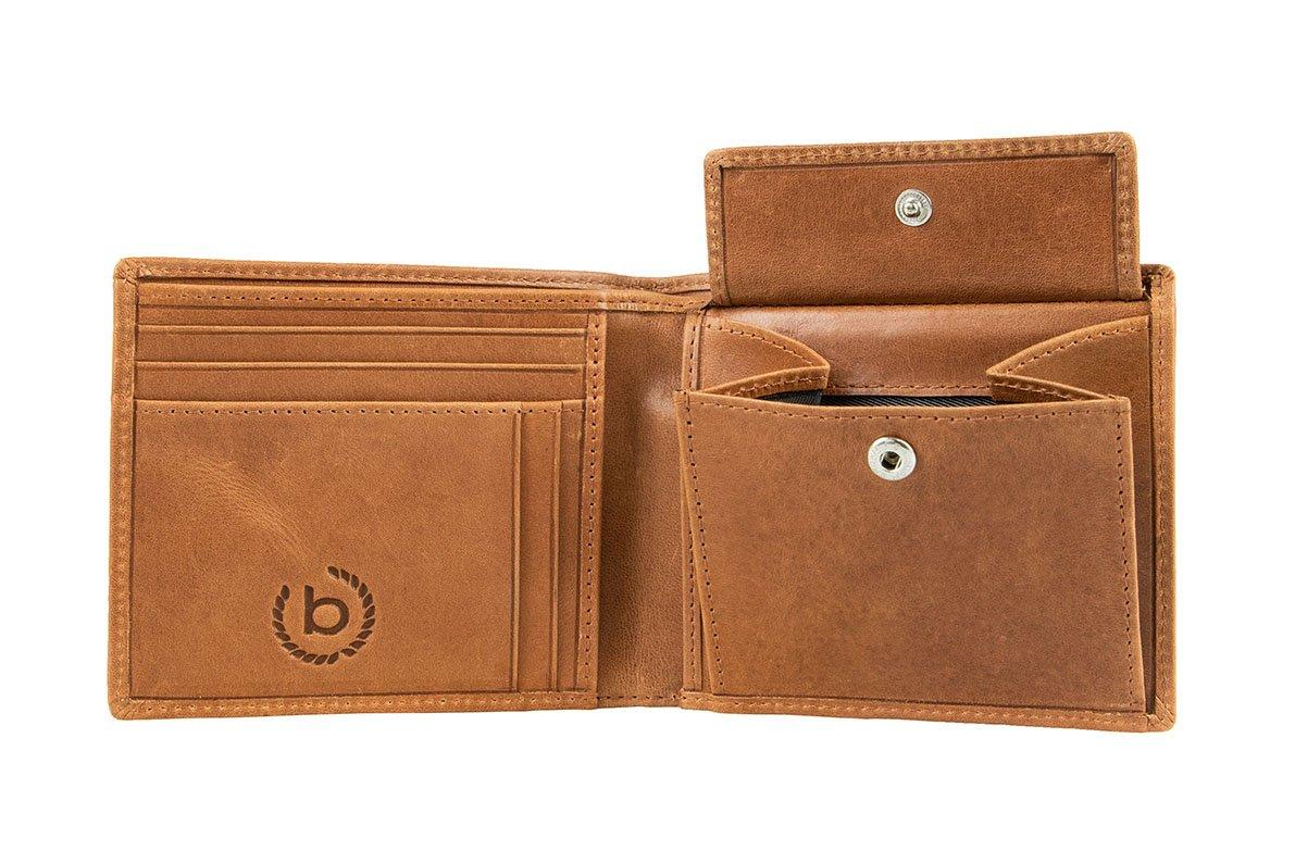 BUGATTI Volo Scheintasche mit Klappe Medium Cognac  