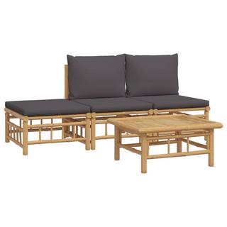 VidaXL Garten lounge set bambus  