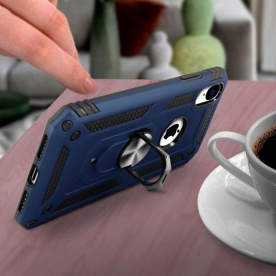 Avizar  Stoßfeste Hülle iPhone XR Dunkelblau 