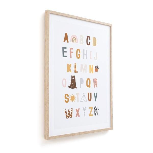La Redoute Intérieurs Alphabet-Poster Ally mit Rahmen  