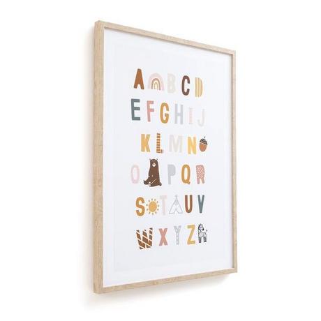La Redoute Intérieurs Alphabet-Poster Ally mit Rahmen  