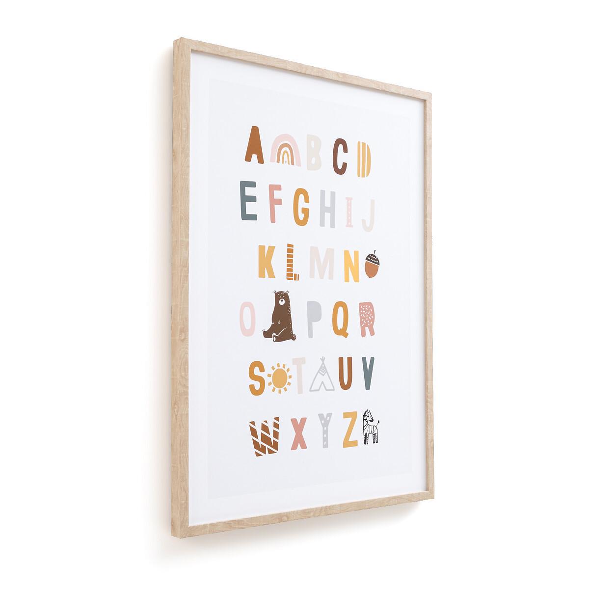 Image of Alphabet-Poster Ally mit Rahmen Alphabet-Poster Ally mit Rahmen
