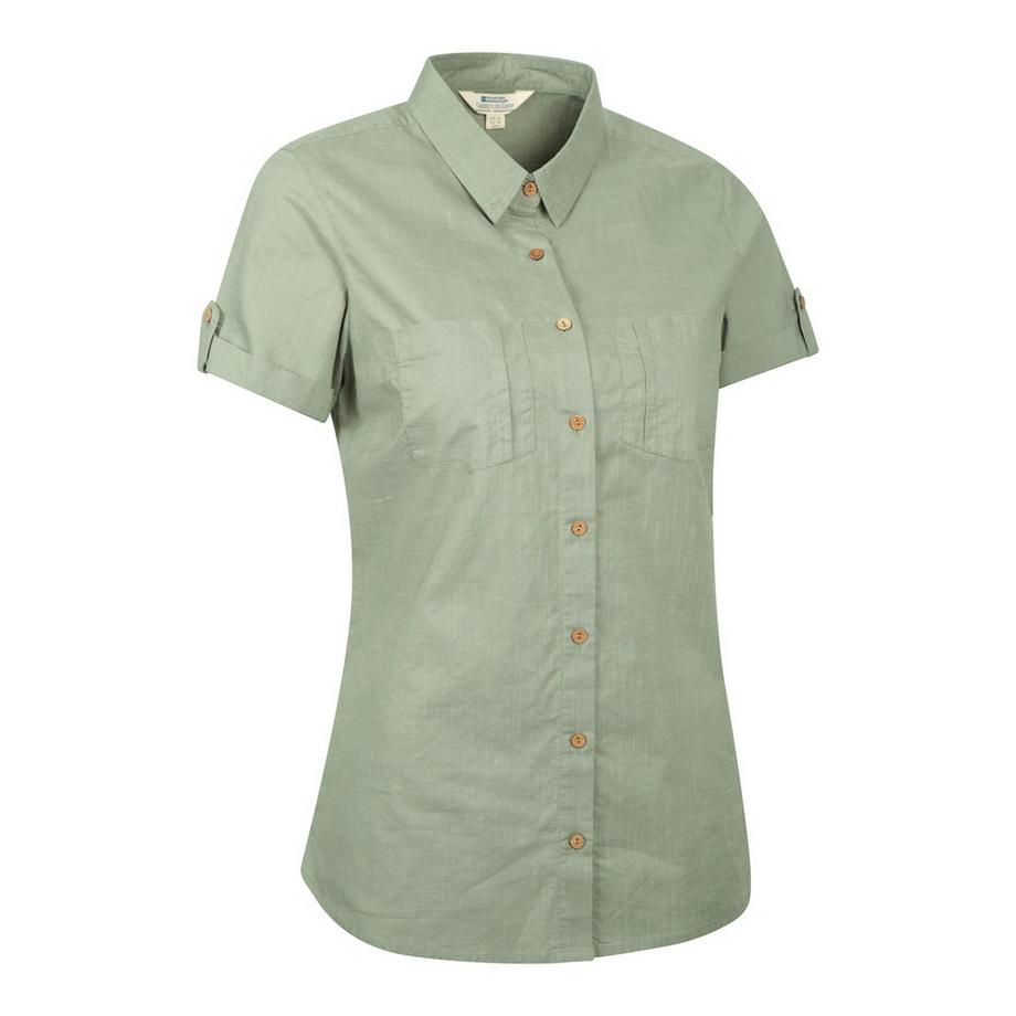 Mountain Warehouse Coconut Kurzarm Button Down Hemd  