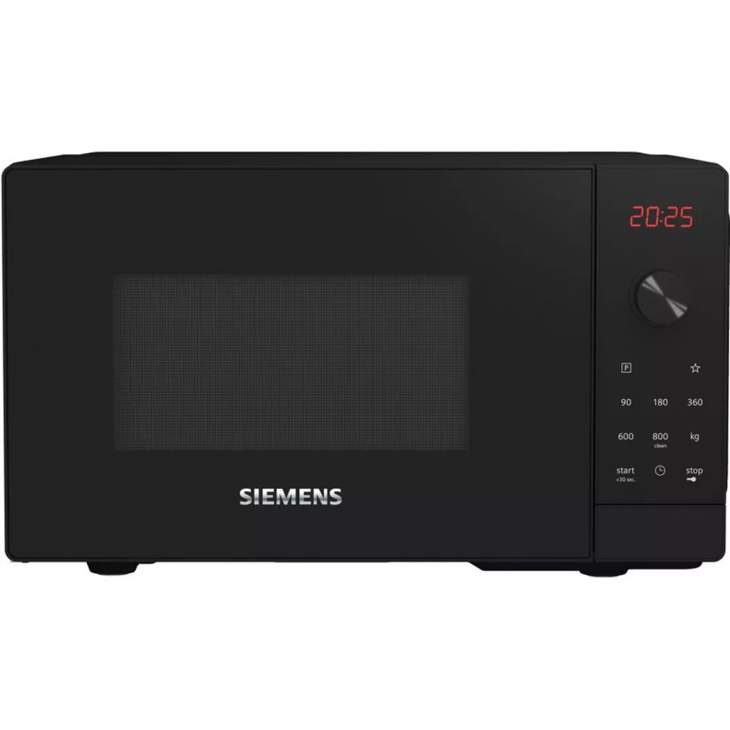 Siemens FF023LMB2 Mikrowelle (800 Watt, Freistehend, 20 l, Schwarz)