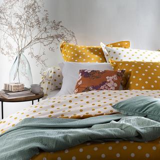 La Redoute Intérieurs Housse de couette pur coton imprimé pois  