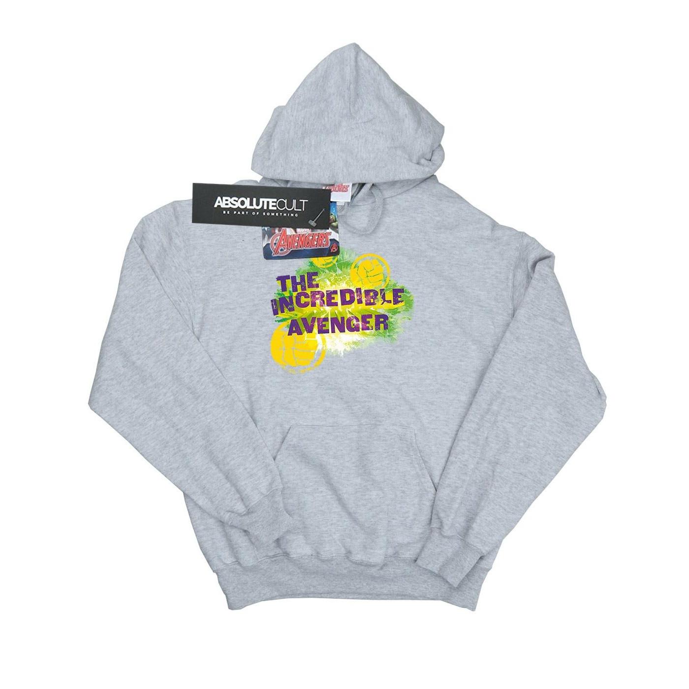 Image of Hulk Incredible Avenger Kapuzenpullover Unisex Grau 128