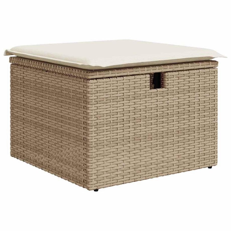 VidaXL Ensemble de canapés de jardin rotin synthétique  