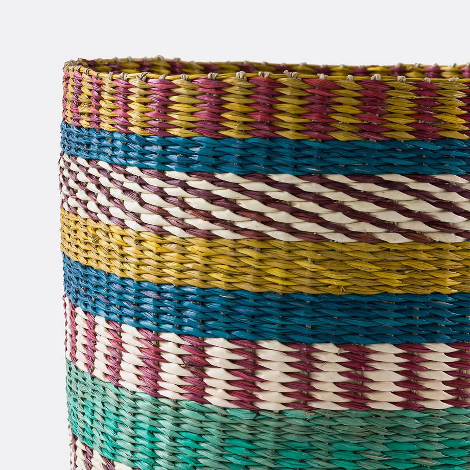 La Redoute Intérieurs Panier multicolore en herbier  