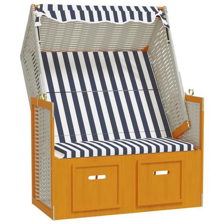 VidaXL Strandkorb poly-rattan  