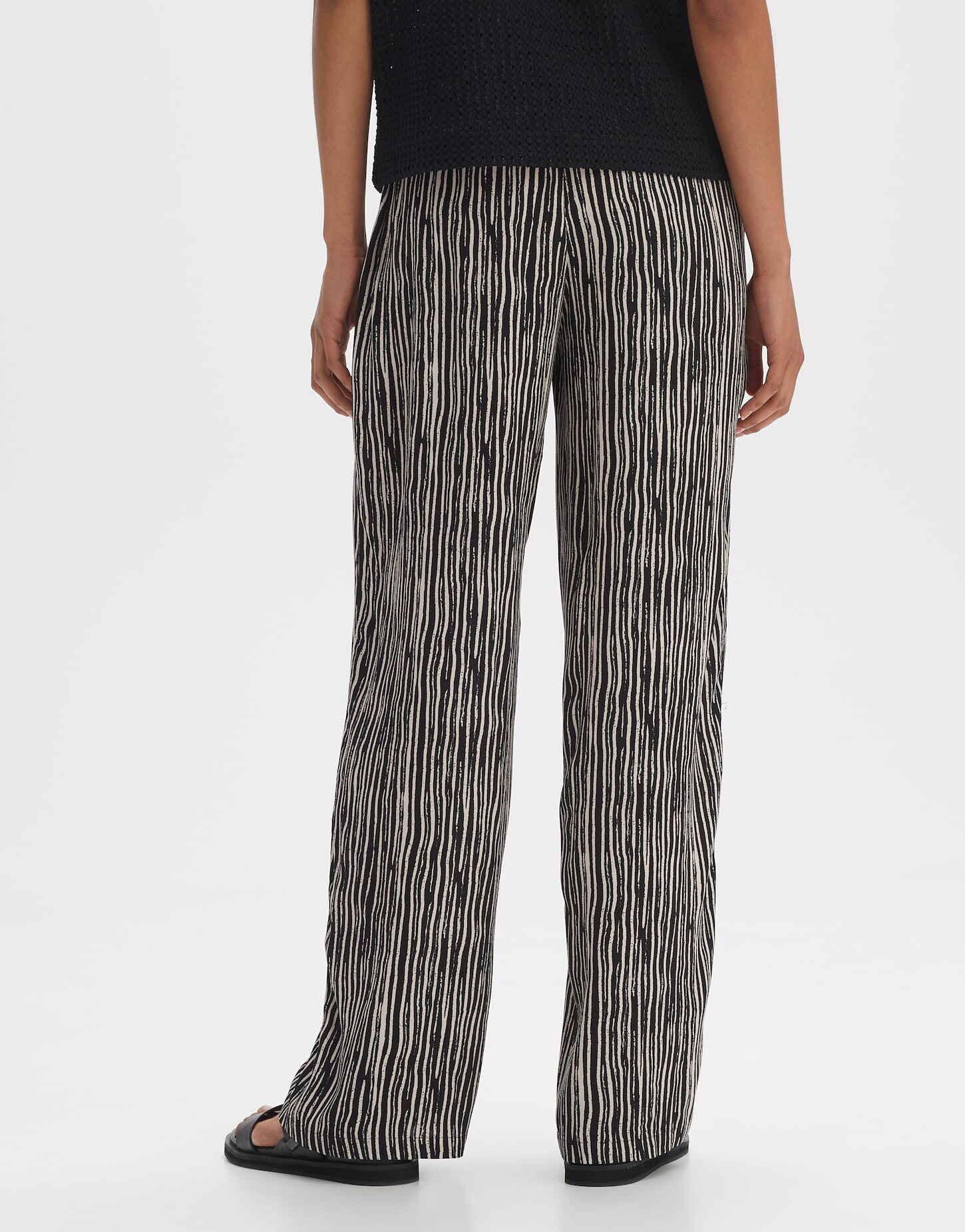 OPUS  Pantalon palazzo Manilo stripe 