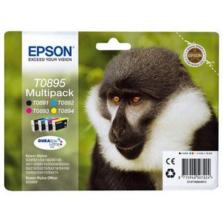 EPSON  Monkey Multipack "Singe" 4 couleurs - Encre DURABrite Ultra noire, cyan, magenta, jaune 