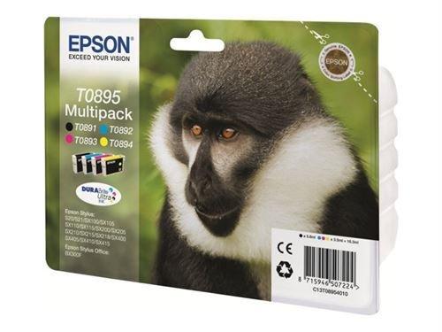 EPSON  Monkey Multipack 4 colori Nero,Ciano,Magenta e Giallo 