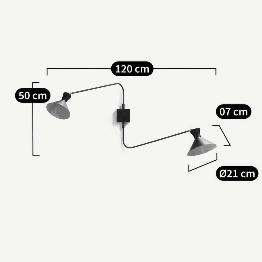 La Redoute Intérieurs Applique 2 bras  