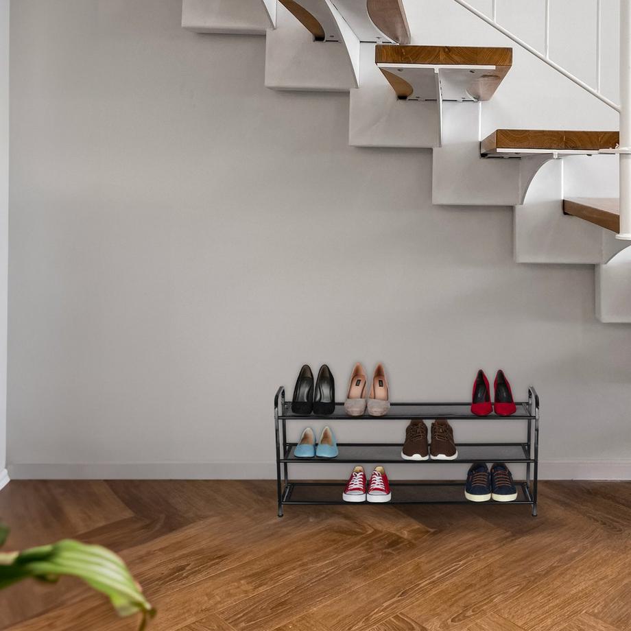 B2X Étagère à chaussures en métal pour 12 paires de chaussures  