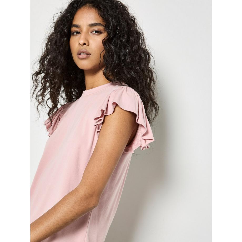 APRICOT Jersey Strick Rüschen T-Shirt  