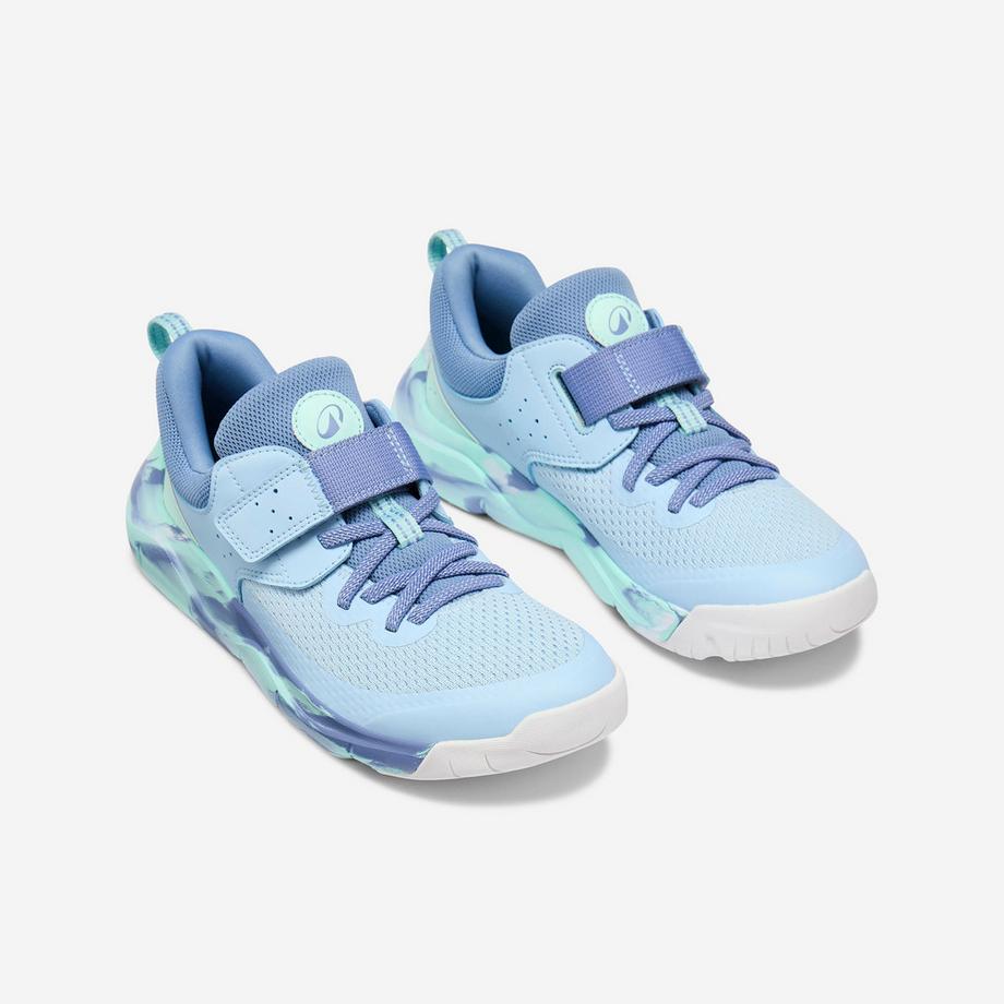 DECATHLON Kinder Klett Elastische Schnürsenkel Sportschuhe  