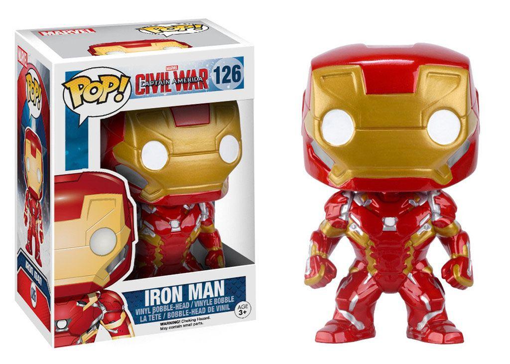 Image of Captain America Civil War POP! Vinyl Wackelkopf Iron Man