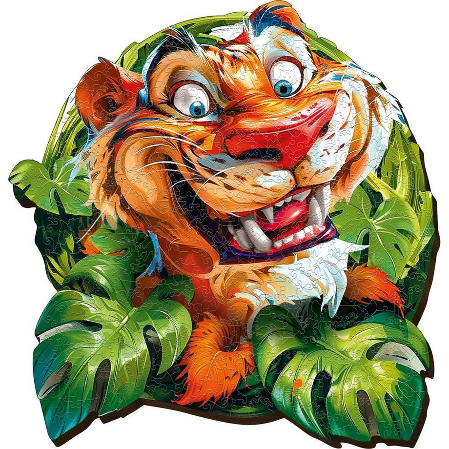Holz-Puzzle Tiger