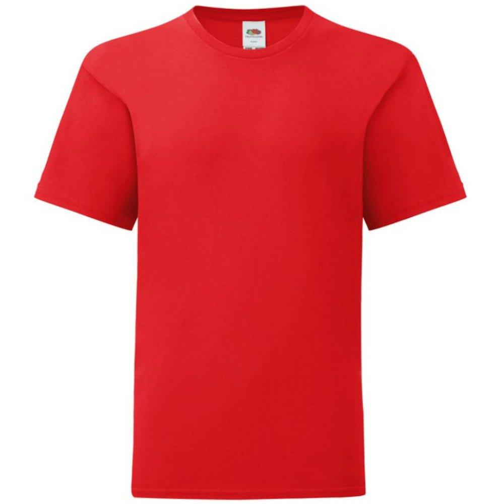 Image of Iconic Tshirt Jungen Rot Bunt 104