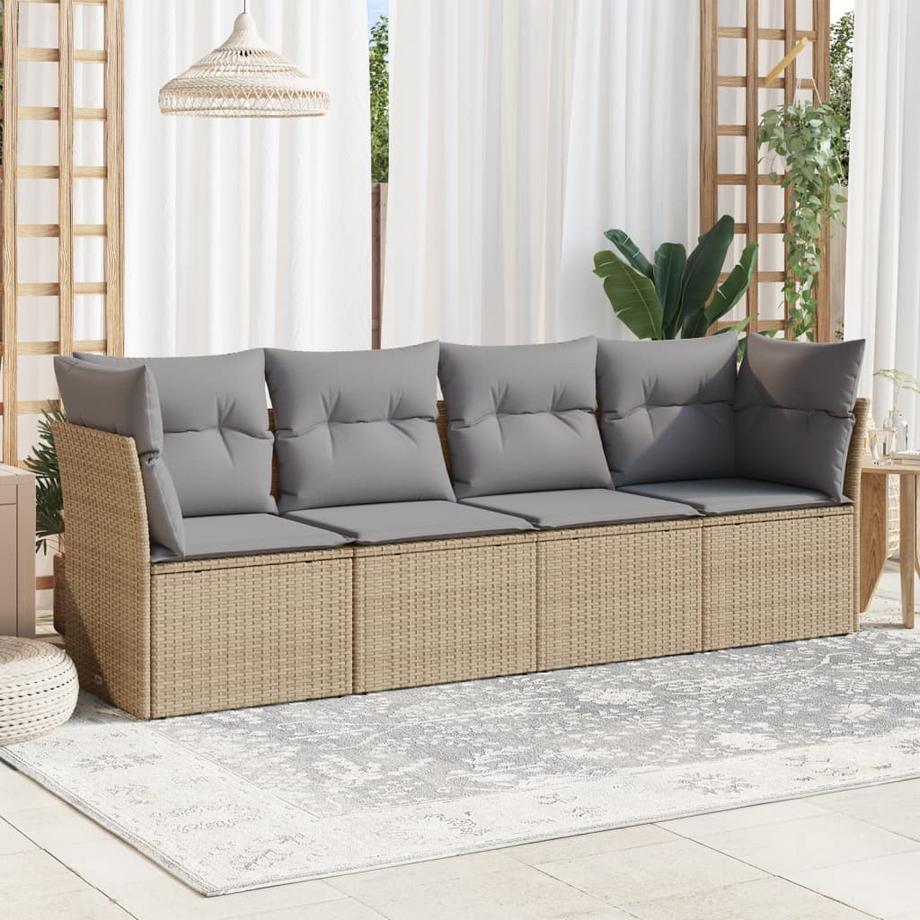 VidaXL Garten sofagarnitur poly-rattan  