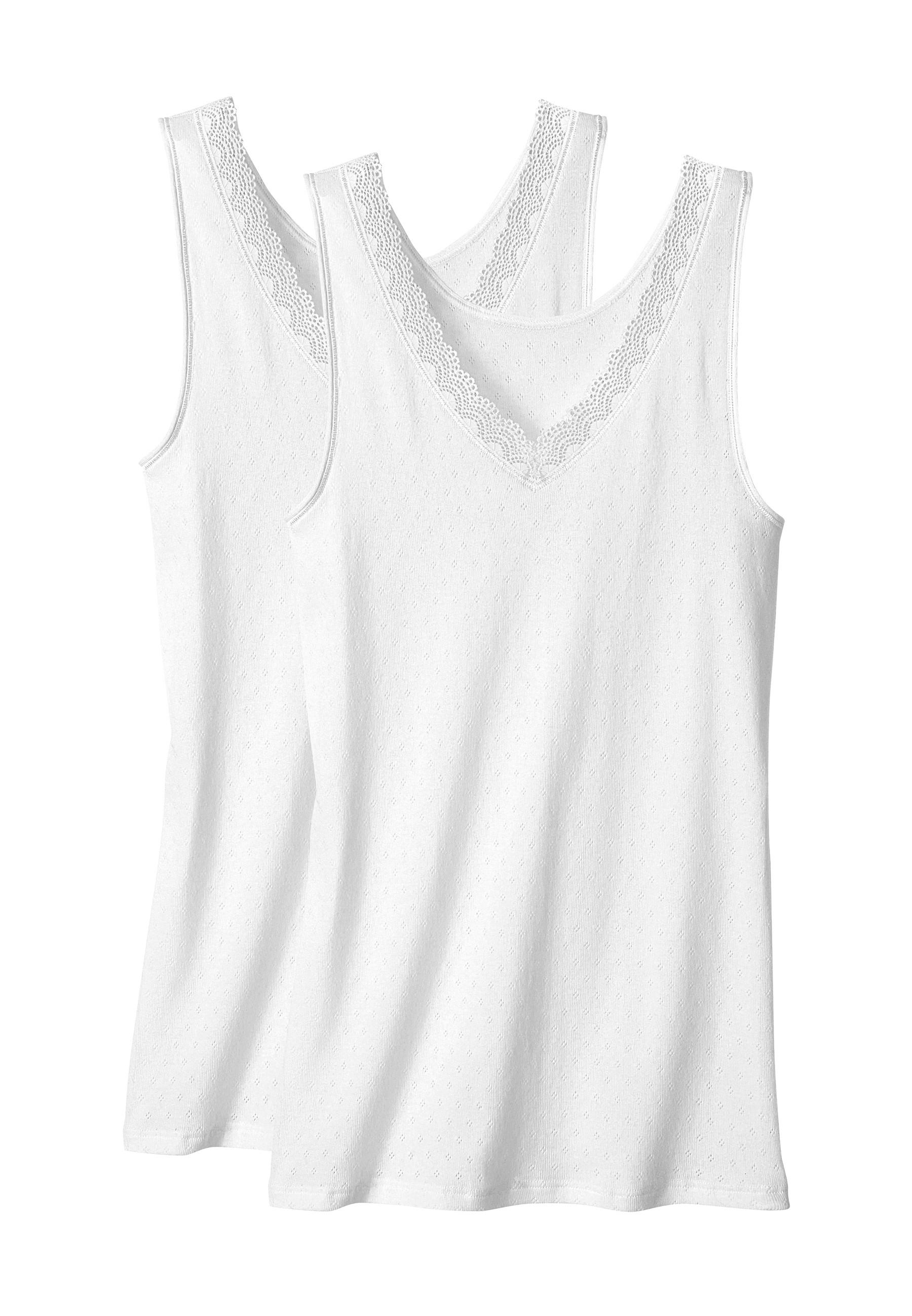 Image of 2er-pack Achselshirts. Damen Weiss 34/36