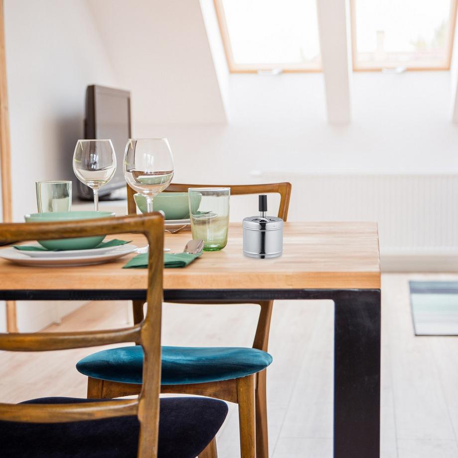 Northix Cendrier avec couvercle rotatif  