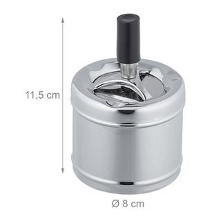 Northix Cendrier avec couvercle rotatif  